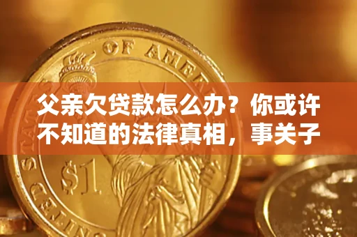 济南父亲欠贷款怎么办？你或许不知道的法律真相，事关子女未来