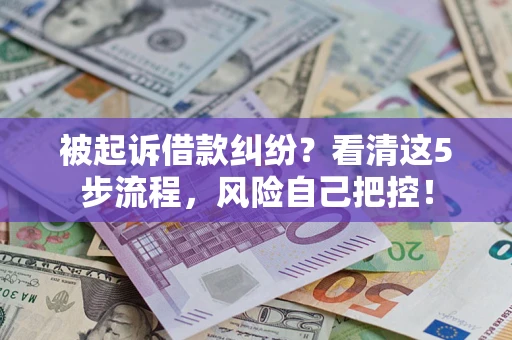 济南被起诉借款纠纷？看清这5步流程，风险自己把控！