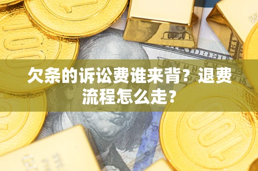 济南欠条的诉讼费谁来背？退费流程怎么走？