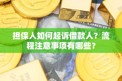济南担保人如何起诉借款人？流程注意事项有哪些？